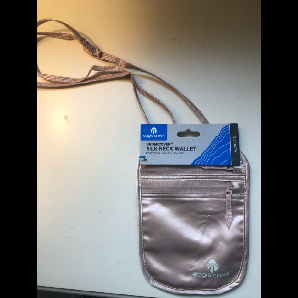 BRAND NEW eagle creek silk neck wallet